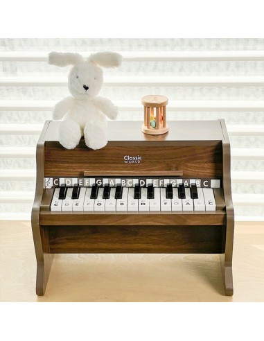 CLASSIC WORLD Wooden Classical Piano with Learning Book