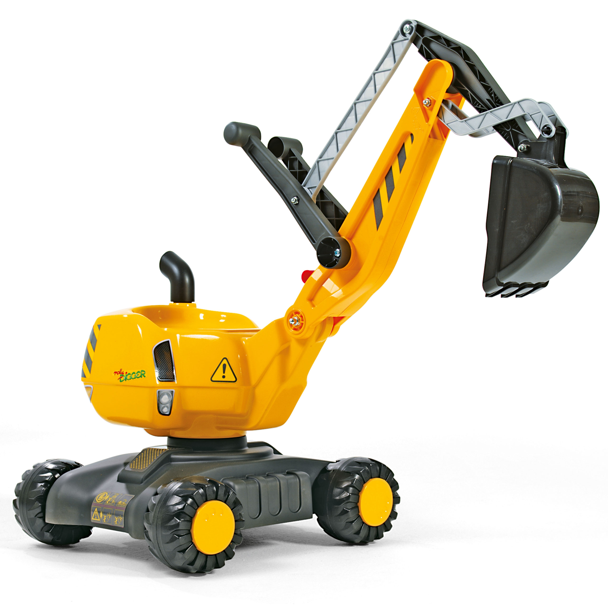 Rollydigger koparka samobieżna żółta
