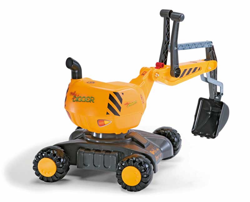 Rollydigger koparka samobieżna żółta