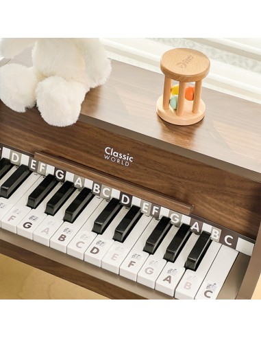 CLASSIC WORLD Wooden Classical Piano with Learning Book