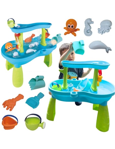 Water Table for Children Octopus Waterfall WOOPIE - Fun in the Garden