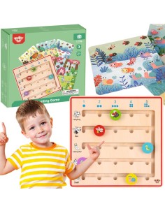 TOOKY TOY medinis žaidimas „Gyvūnėlių skaičiavimas“ – mokomasis žaislas