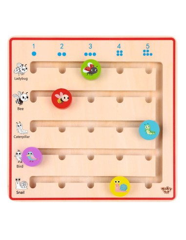 TOOKY TOY medinis žaidimas „Gyvūnėlių skaičiavimas“ – mokomasis žaislas