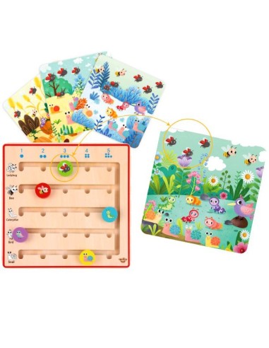 TOOKY TOY medinis žaidimas „Gyvūnėlių skaičiavimas“ – mokomasis žaislas
