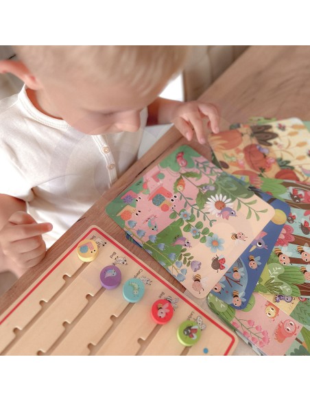 TOOKY TOY medinis žaidimas „Gyvūnėlių skaičiavimas“ – mokomasis žaislas