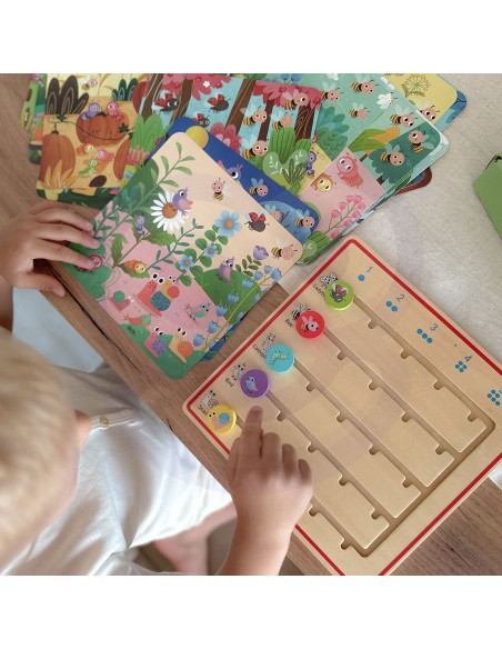 TOOKY TOY medinis žaidimas „Gyvūnėlių skaičiavimas“ – mokomasis žaislas