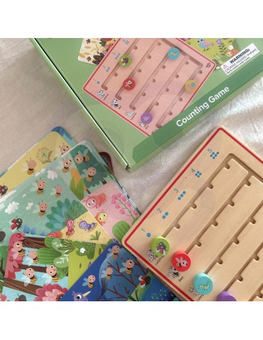 TOOKY TOY medinis žaidimas „Gyvūnėlių skaičiavimas“ – mokomasis žaislas