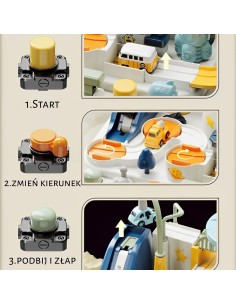 WOOPIE  Interaktywny Tor Samochodowy "Kosmiczna Przygoda" 2