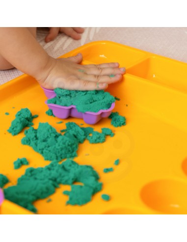 WOOPIE Kinetiksand 1,2 kg XL-Set ZOO mit Förmchen