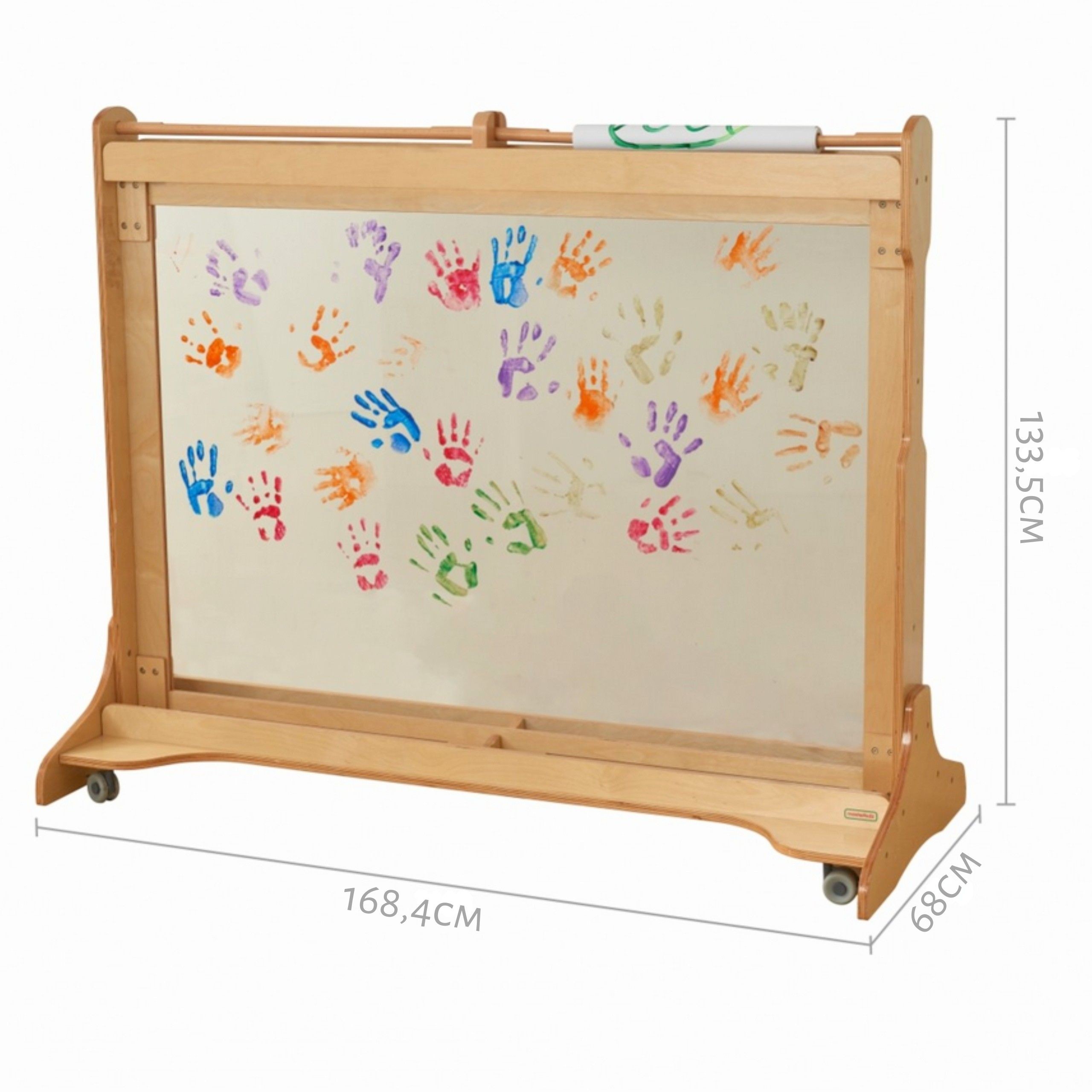 Ogromna drewniana sztaluga okienna do malowania - 23 z 23