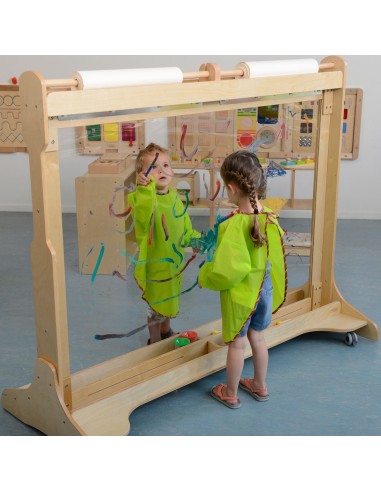 Langinis piešimo rėmelis Masterkidz Didelis 2 viename laikiklis popieriui
