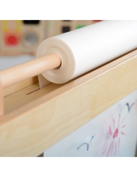 MASTERKIDZ Drewniana Sztaluga Okienna do Malowania - Idealna dla Dzieci