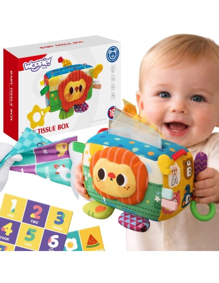 WOOPIE BABY Frau Etikett – Lernspielzeug Sensorisch