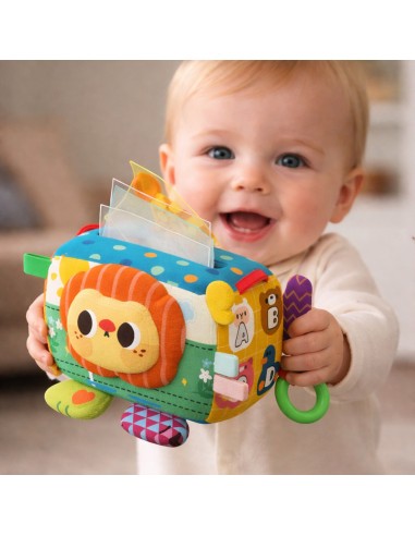 WOOPIE BABY Frau Etikett – Lernspielzeug Sensorisch