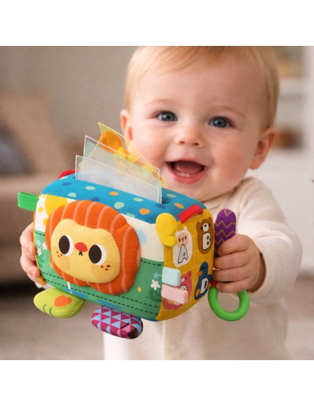 WOOPIE BABY Frau Etikett – Lernspielzeug Sensorisch