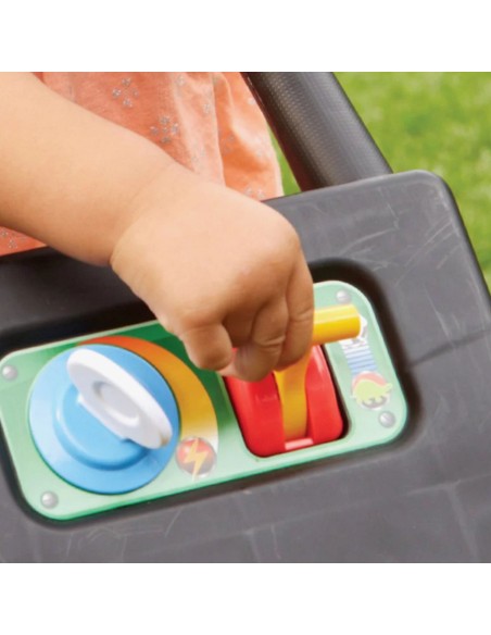 Little Tikes Kinder-Rasenmäher mit Geräuschen + Kanister Spielzeug Garten