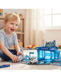 Parking dla Dzieci z Autami Duży Zestaw z Myjnią|Woopie 2