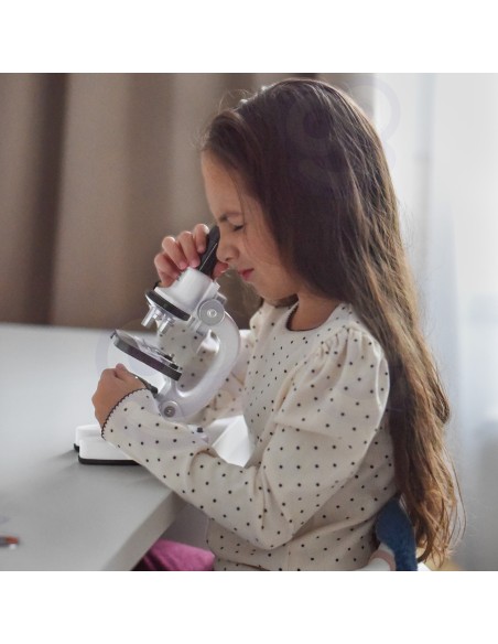 WOOPIE Mikroskop Cyfrowy LED 1200x Zestaw XXL z Adapterem