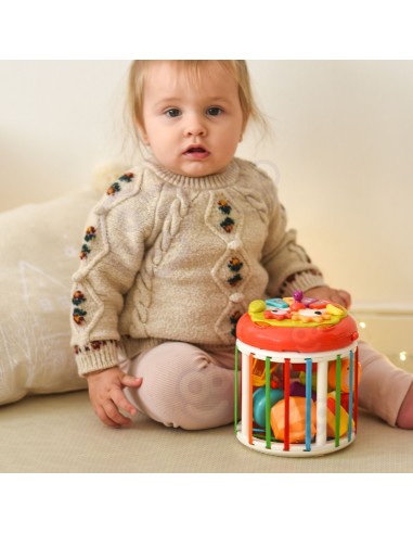 Interaktywna kostka edukacyjna WOOPIE - muzyka, sorter, rozwój dziecka
