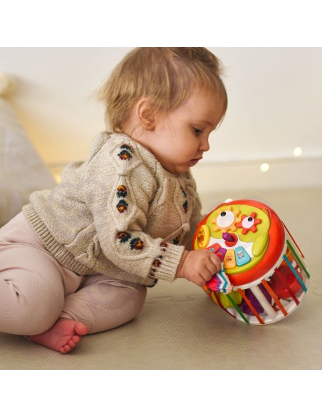 Interaktywna kostka edukacyjna WOOPIE - muzyka, sorter, rozwój dziecka