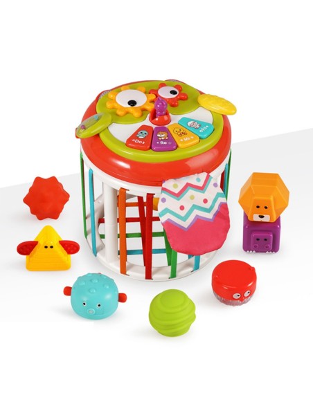 Interaktywna kostka edukacyjna WOOPIE - muzyka, sorter, rozwój dziecka