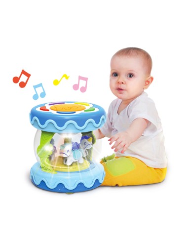 WOOPIE BABY 3-in-1 Musical Drum + Crawling Roller