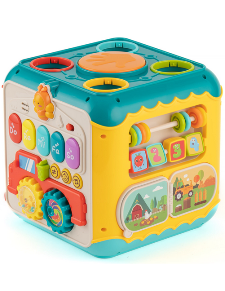 WOOPIE Baby Multifunctional 6-in-1 Montessori Activity Cube for Children