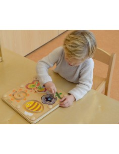 Vabzdžių pasaulis magnetinis labirintas - mokomoji lenta Masterkidz 2