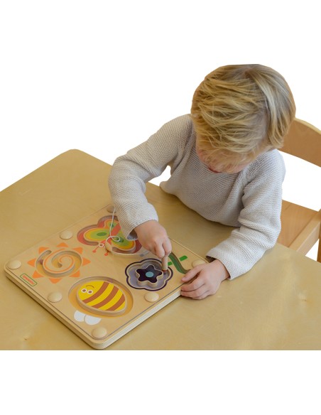 Vabzdžių pasaulis magnetinis labirintas - mokomoji lenta Masterkidz