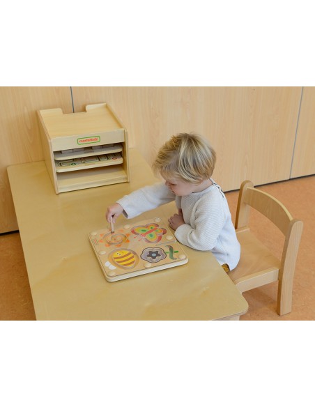 Vabzdžių pasaulis magnetinis labirintas - mokomoji lenta Masterkidz