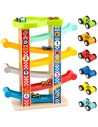 TOOKY TOY Colorful Slide Track For Cars - Toys for Children