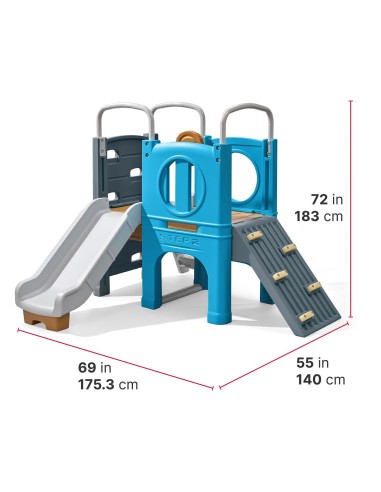 Zjeżdżalnia i ścianka wspinaczkowa Step2 – aktywna zabawa dla dzieci