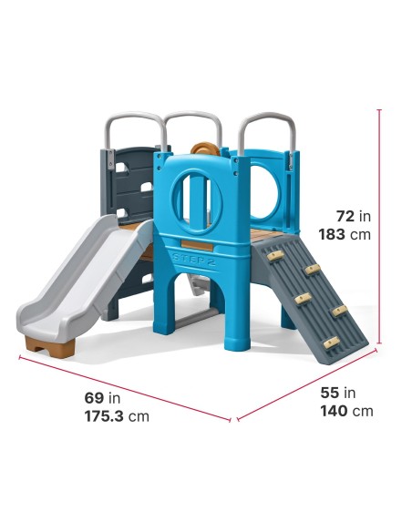 Zjeżdżalnia i ścianka wspinaczkowa Step2 – aktywna zabawa dla dzieci