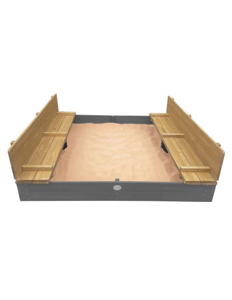 Large Garden Sandbox with Benches for Children - Creative Play with AXI