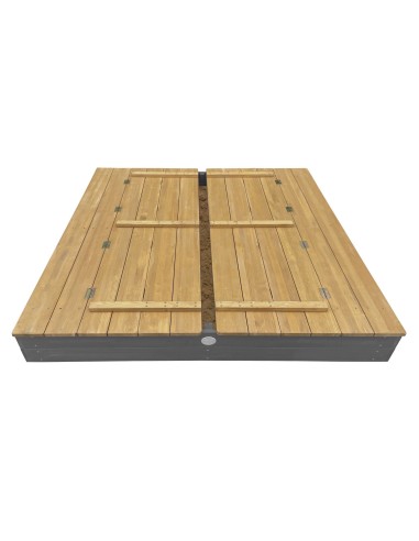 Large Garden Sandbox with Benches for Children - Creative Play with AXI