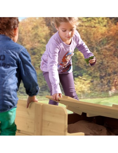 Garten-Sandkasten mit Bänken für Kinder – Kreativer Spielspaß mit AXI