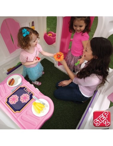 Step2 Plastikowy Domek dla Dzieci w Serduszka do Ogrodu