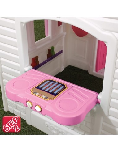 Step2 Plastikowy Domek dla Dzieci w Serduszka do Ogrodu