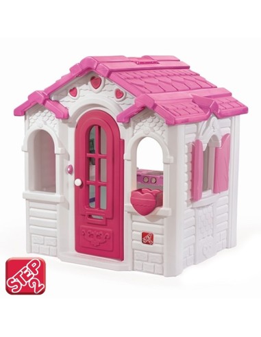 Step2 Plastikowy Domek dla Dzieci w Serduszka do Ogrodu