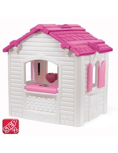 Step2 Plastikowy Domek dla Dzieci w Serduszka do Ogrodu