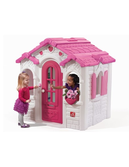 Step2 Plastikowy Domek dla Dzieci w Serduszka do Ogrodu