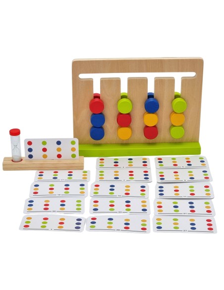 Logikspiel aus Holz – Training für clevere Köpfe, Tooky Toy – Montessori (ab 3+)