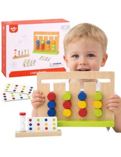 Wooden Logic Game Smart Kid Training Tooky Toy - Montessori 3+