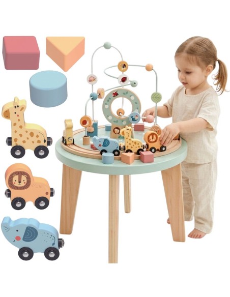TOOKY TOY medinis aktyvumo staliukas - idealiausia dovana, mažylio raida.