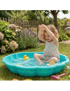 WOOPIE Piaskownica Muszelka Zielona 2w1 Basen Suchy 2