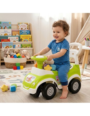 WOOPIE 4-in-1 Ride-On with Sorter, Pusher, Horn and Storage Box