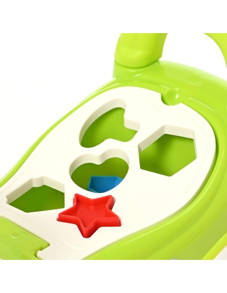 WOOPIE 4-in-1 Ride-On with Sorter, Pusher, Horn and Storage Box