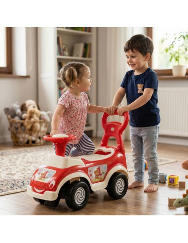 WOOPIE 4-in-1 Ride-On: Sorter, Pusher, Walker + Horn and Storage