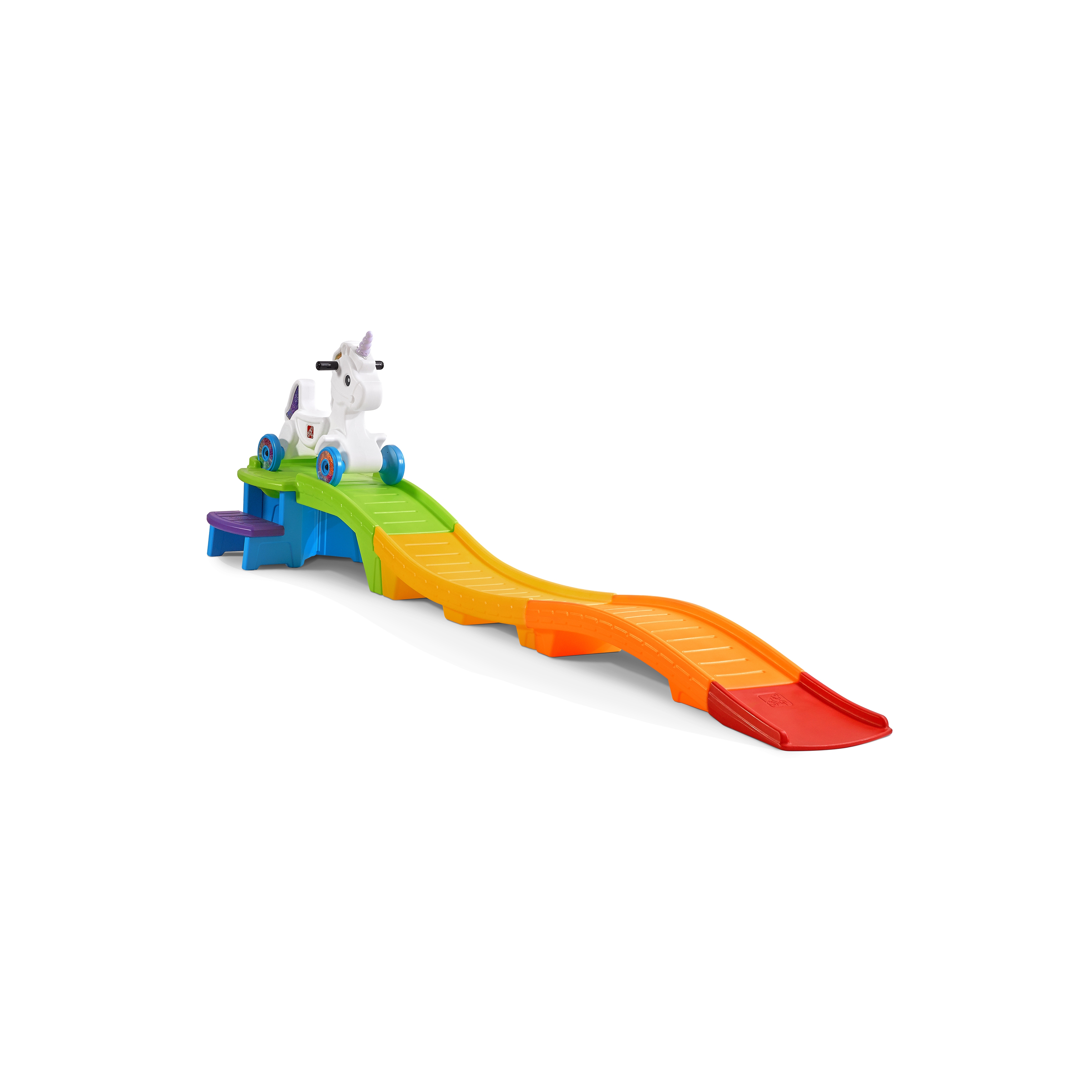 Kolejka górska tor jeździk jednorożec unicorn
