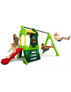 Plac zabaw Little Tikes Clubhouse Zjeżdżalnia Huśtawka